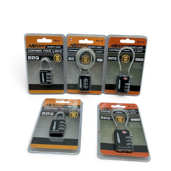 Axiom Combo Lock X 5, New