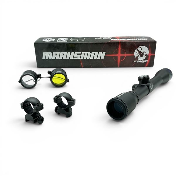 Scorpion Outdoors Marksman 4 X 32 mm Rifle Scope with Duplex Reticle