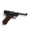 Image 1 : Luger Semi Auto Pistol 9MM 4" Barrel Wood Grips; Prohibited.