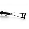 Image 3 : Chiappa Little Badger Single Shot Rifle .17 HMR 16.5" Threaded Barrel Metal Wire Stock