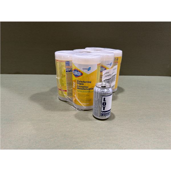 PAQUET DE 6 LINGETTES DÉSINFECTANTES CLOROX 75pcs