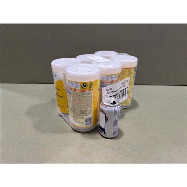 PAQUET DE 6 LINGETTES DÉSINFECTANTES CLOROX 75pcs