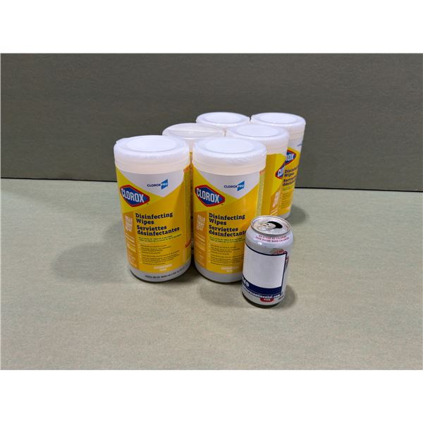 PAQUET DE 6 LINGETTES DÉSINFECTANTES CLOROX 75pcs