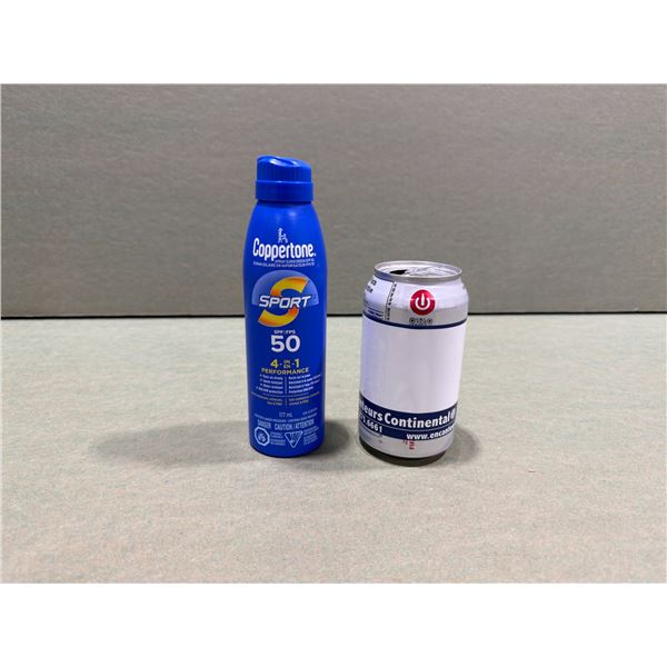 BOÎTE DE 6 ÉCRANS SOLAIRES EN AÉROSOL COPPERTONE FPS 50 117 ml