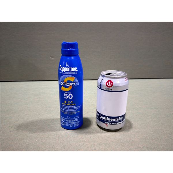 BOÎTE DE 6 ÉCRANS SOLAIRES EN AÉROSOL COPPERTONE FPS 50 117 ml