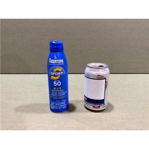 BOÎTE DE 6 ÉCRANS SOLAIRES EN AÉROSOL COPPERTONE FPS 50 117 ml