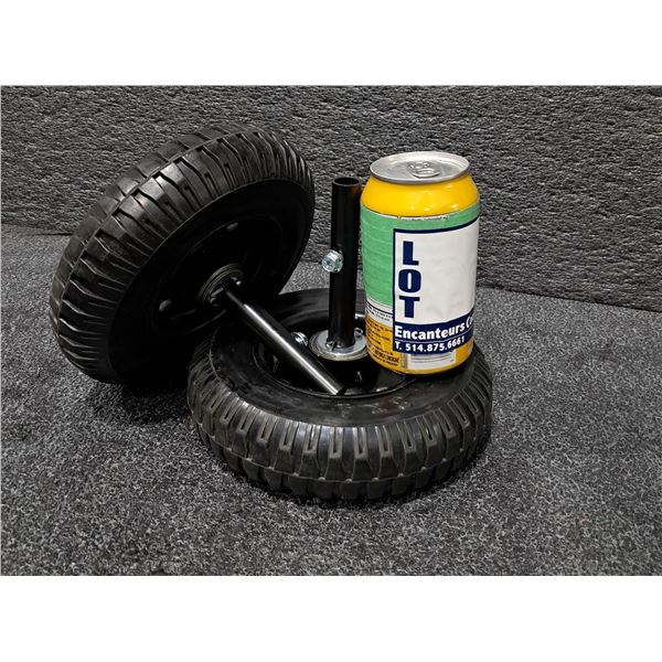 ENSEMBLE DE 2 ROUES DE REMPLACEMENT 8"