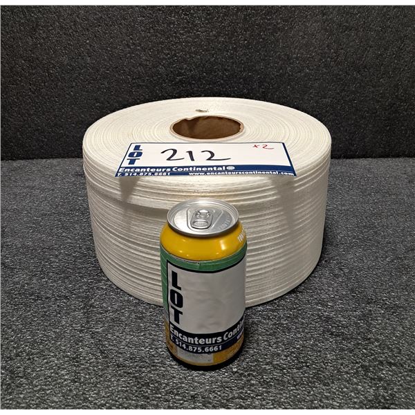 ROULEAU DE SANGLE EN NYLON 1/4"