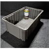 Image 1 : BAC À DIVISEURS EN PLASTIQUE 16"x10"x6" -GRIS