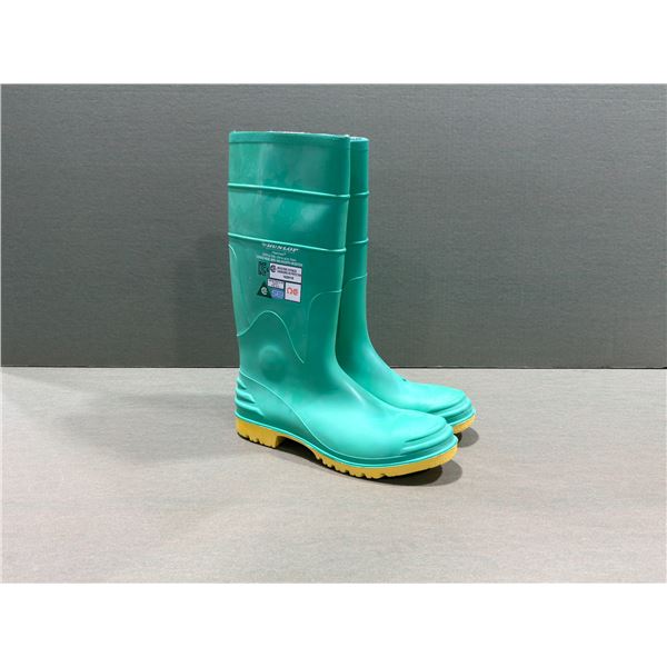 BOTTES EN CAOUTCHOUC À EMBOUT D'ACIER DUNLOP HAZMAX gr:15