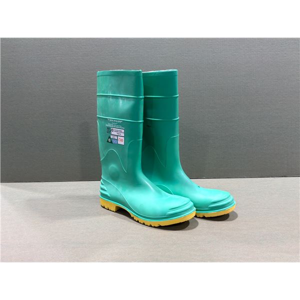 BOTTES EN CAOUTCHOUC À EMBOUT D'ACIER DUNLOP HAZMAX gr:15