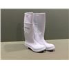 Image 1 : BOTTES BLANCHES EN PVC DUNLOP 16"h. gr:H-7, F-9