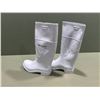 Image 3 : BOTTES BLANCHES EN PVC DUNLOP 16"h. gr:H-7, F-9