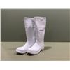 Image 1 : BOTTES BLANCHES EN PVC DUNLOP 16"h. gr:H-7, F-9