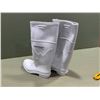 Image 3 : BOTTES BLANCHES EN PVC DUNLOP 16"h. gr:H-7, F-9