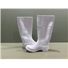 Image 2 : BOTTES BLANCHES EN PVC DUNLOP 16"h. gr:H-7, F-9