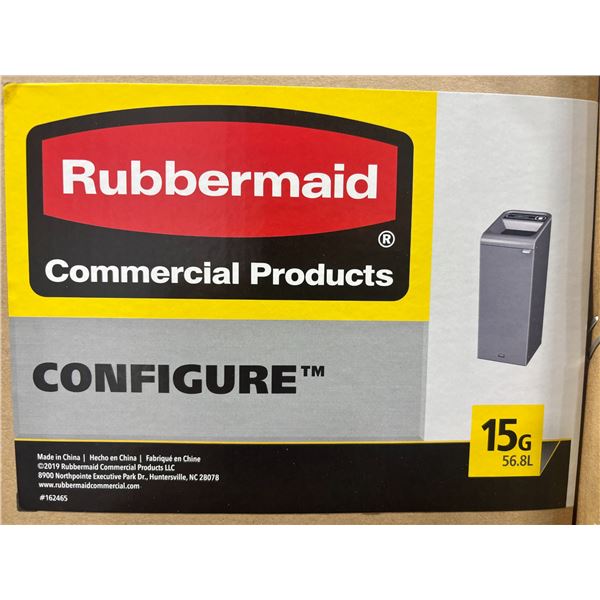 CONTENANT DE RECYCLAGE RUBBERMAID, 15 GAL