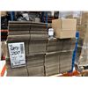Image 1 : LOT DE 700 BOÎTES EN CARTON ONDULÉ LOGO BELL 9"x 9"x 4"
