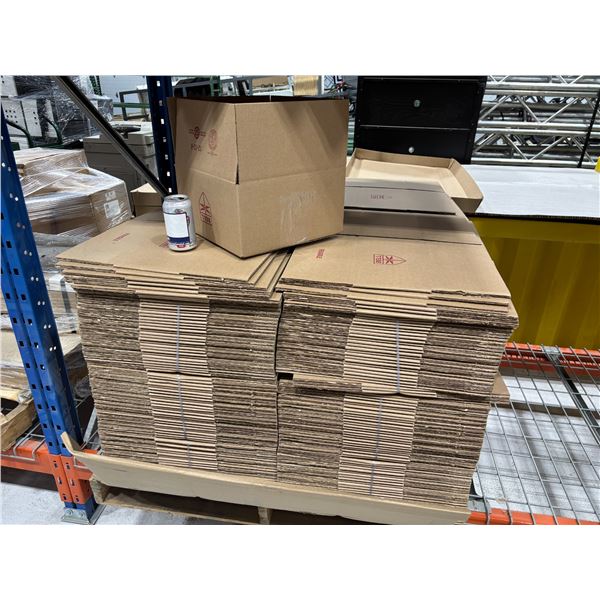 LOT DE 325 BOÎTES EN CARTON ONDULÉ LOGO BELL 12"x12"x 6"