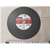 Image 1 : MEULE JET -ACIER 14"X1/8"X1" gr:A24R #501226