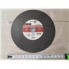 Image 1 : MEULE JET -ACIER 14"X1/8"X1" gr:A24R #501226