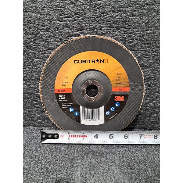 DISQUE À LAMELLES CUBITRON ll #967A 7" gr: 80+