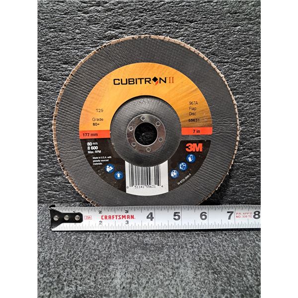 DISQUE À LAMELLES CUBITRON ll #967A 7" gr: 80+