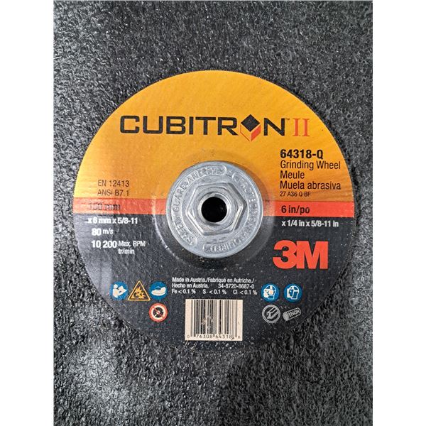 MEULE CUBITRON ll 6"x1/4"x5/8-11 328761