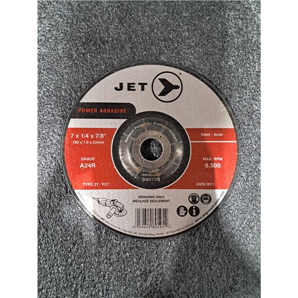 MEULE JET A24R -ACIER 7"x1/4"x7/8"