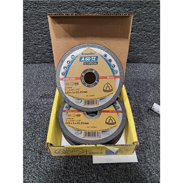 BOÎTE DE 25pcs DISQUES À TRONÇONNER KRONENFLEX A 60 TZ 5"x3/64"x7/8"