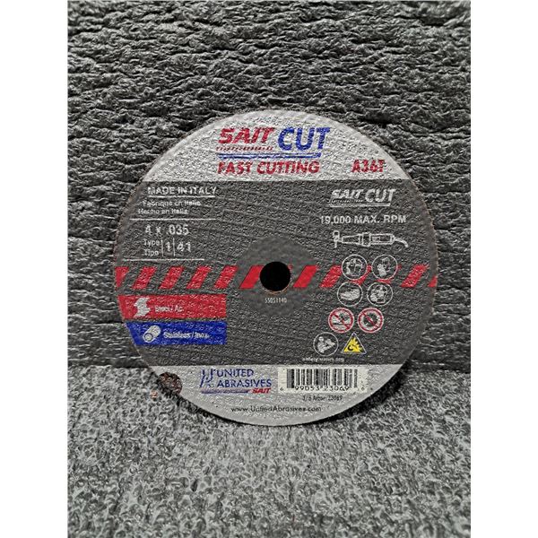 LOT DE 95+pcs DISQUES À COUPER SAIT A36T 4"x0.035"