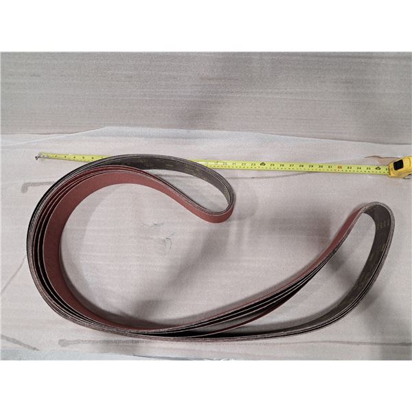 LOT DE 20pcs COURROIES À SABLER 3M 3"x132"