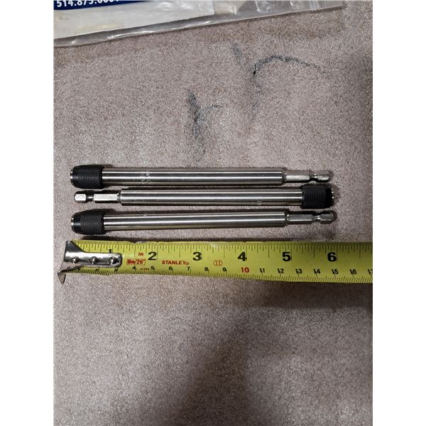 LOT DE 3 PORTE-EMBOUTS MAGNÉTIQUES À LIBÉRATION RAPIDE VEGA 6"