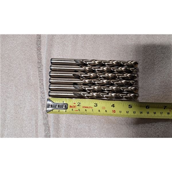 PAQUET DE 6pcs FORETS HÉLICOÏDAUX HD PRECISION 13/32"