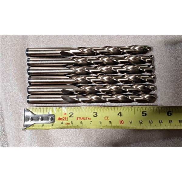PAQUET DE 6pcs FORETS HÉLICOÏDAUX HD PRECISION 13/32"