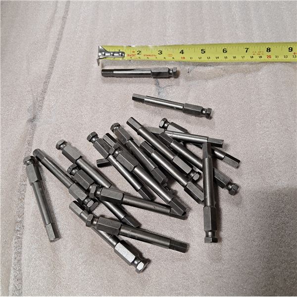 LOT DE 20pcs EMBOUTS À ENTRAÎNEMENT HEXAGONAL 7/16"