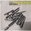 Image 1 : LOT DE 17pcs DOUILLES À ÉCROU 1/4" 3" OAL