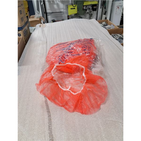 PAQUET DE 100 FILETS À CHEVEUX 21" ROUGES