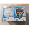 Image 1 : LOT DE 2 AMPOULES DEL DE PROJECTEUR SYLVANIA 14W (ÉQUIVALENT 100w) 1050 LUMENS
