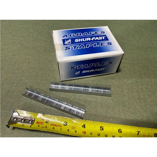 BOÎTE DE 5000pcs AGRAFES SHUR-FAST 3/8" DUO-FAST 5012 SP GALV