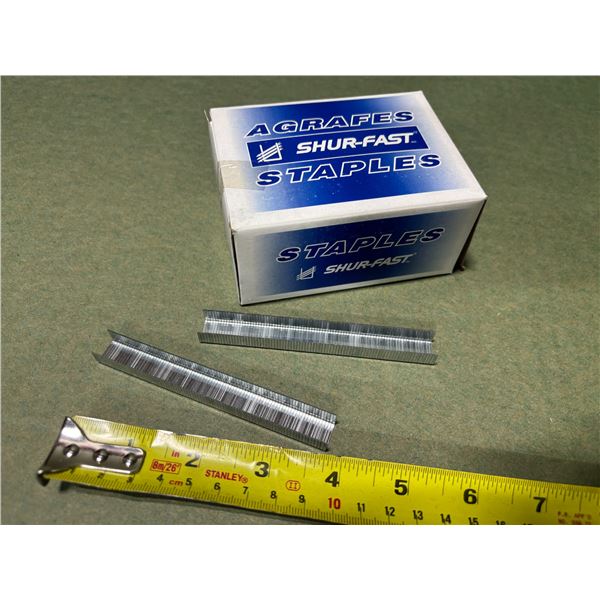 BOÎTE DE 5000pcs AGRAFES SHUR-FAST 3/8" DUO-FAST 5012 SP GALV