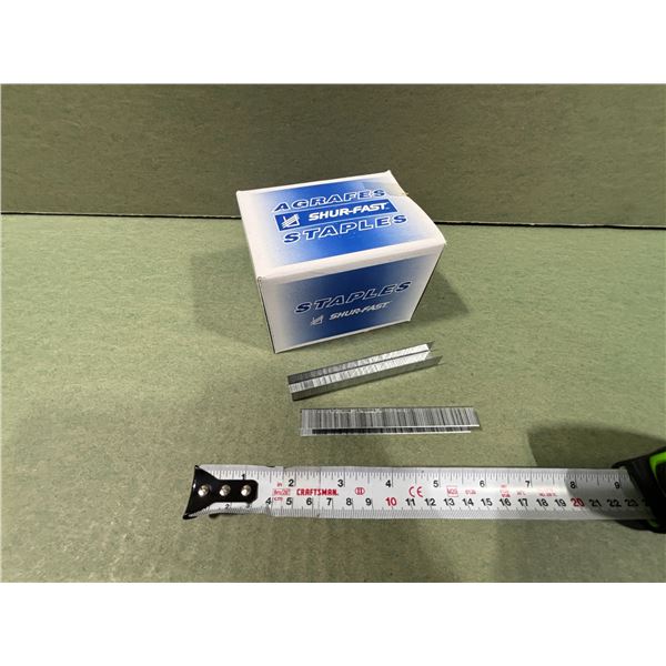 BOÎTE DE 5000pcs AGRAFES SHUR-FAST 1/2" DUO-FAST 5016 SP GALV.