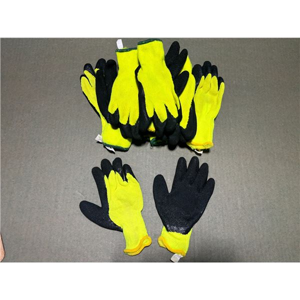 PAQUET DE 12 GANTS À PRISE EN CAOUTCHOUC THERMO -LRG