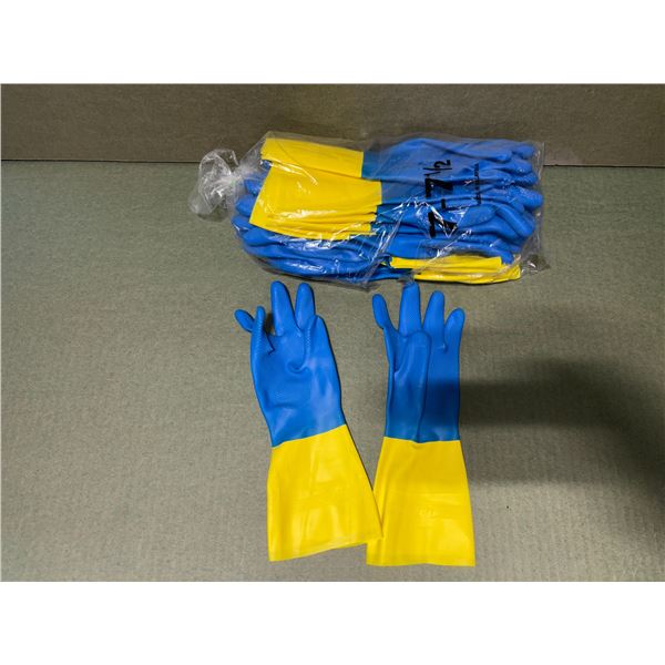 PAQUET DE 12 GANTS EN CAOUTCHOUC gr:7-7-1/2