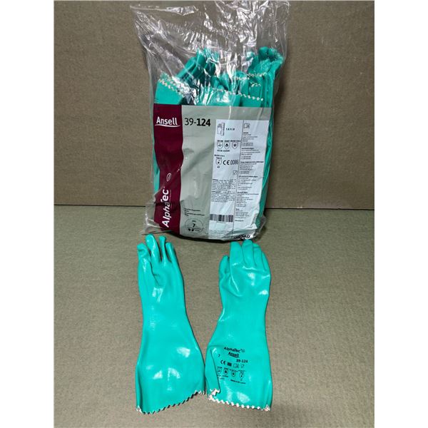 PAQUET DE 12 GANTS EN NITRILE ANSELL ALPHATEC gr:7