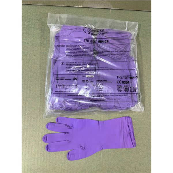 PAQUET DE 100 GANTS TRILITES MAPA ADVANTECH gr:7