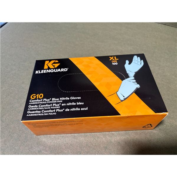 BOÎTE DE 100 GANTS EN NITRILE BLEUS KLEENGUARD G10 -XL/10