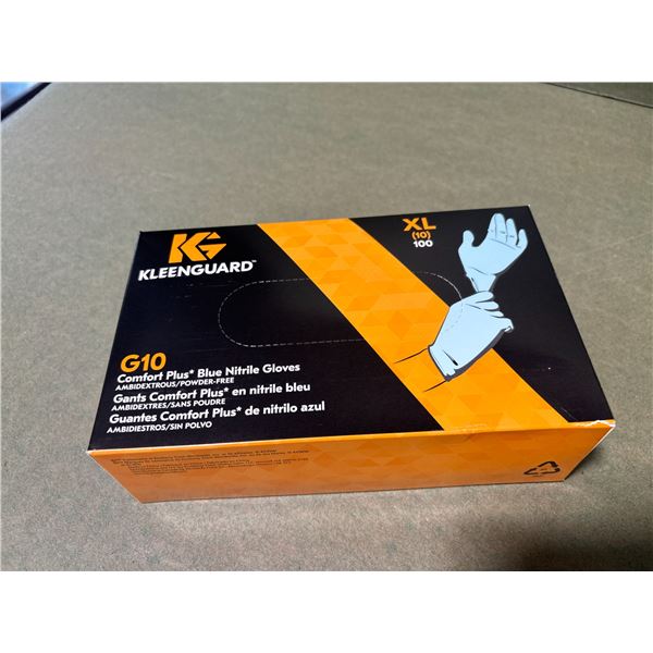 BOÎTE DE 100 GANTS EN NITRILE BLEUS KLEENGUARD G10 -XL/10