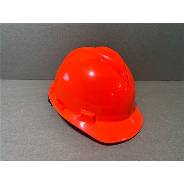 CASQUE DE SÉCURITÉ MSA SUPER V HAUTE VISIBILITÉ ORANGE
