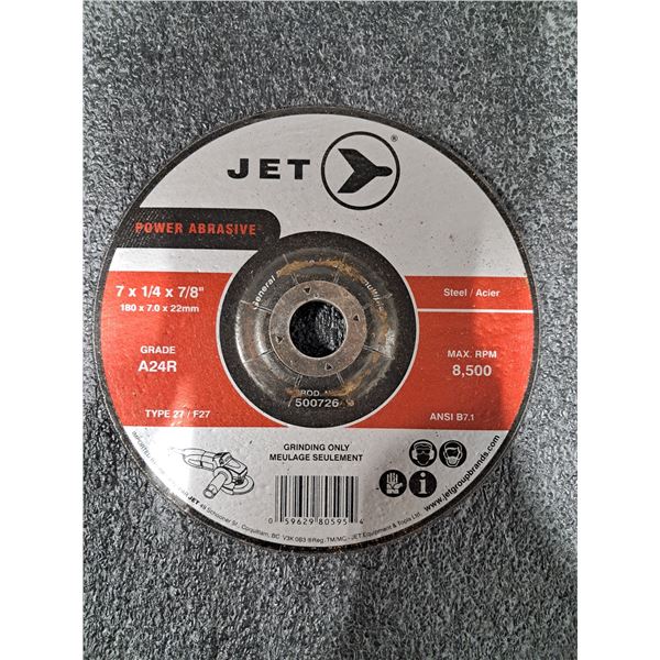 MEULE JET A24R -ACIER 7"x1/4"x7/8"
